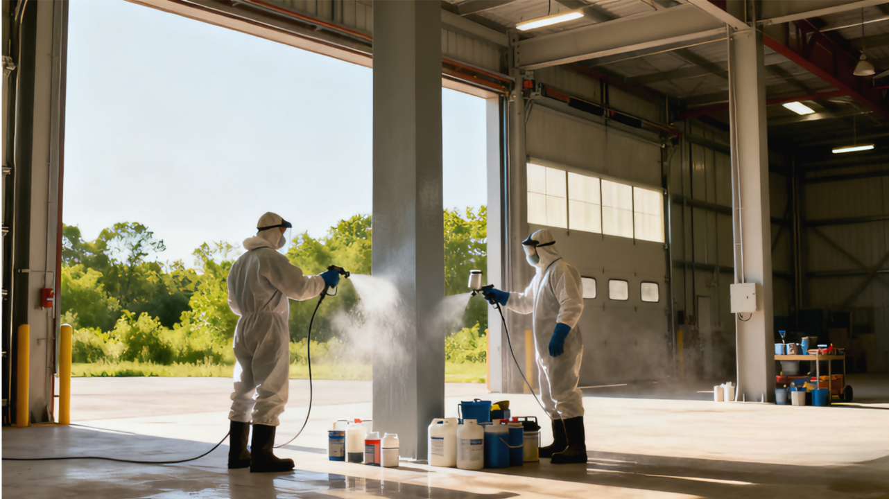 low VOC water based anti corrosion coating used in indoor industrial plant