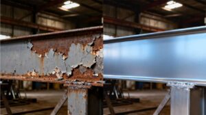 steel structure coating system failure due to improper design
