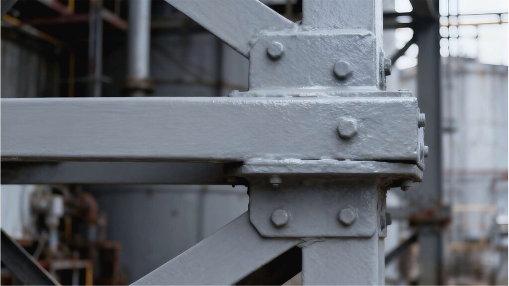 steel structure coating system layers