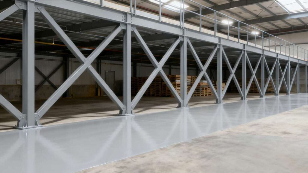 water based anti corrosion coating for indoor steel structures