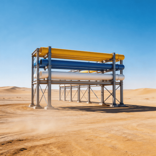 outdoor petrochemical pipe uv coating color coding.webp