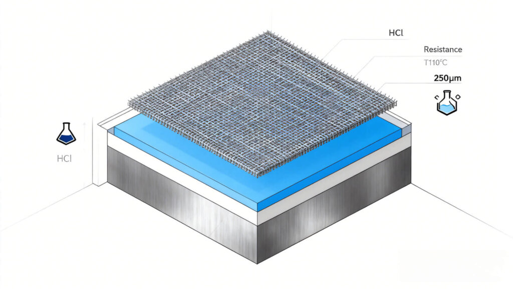 Epoxy vs Vinyl Ester Tank Lining: Which Is Better for Chemical Storage Tanks? 1 Epoxy novolac vs vinyl ester tank lining comparison showing chemical resistance, DFT, and application differences for industrial chemical storage.