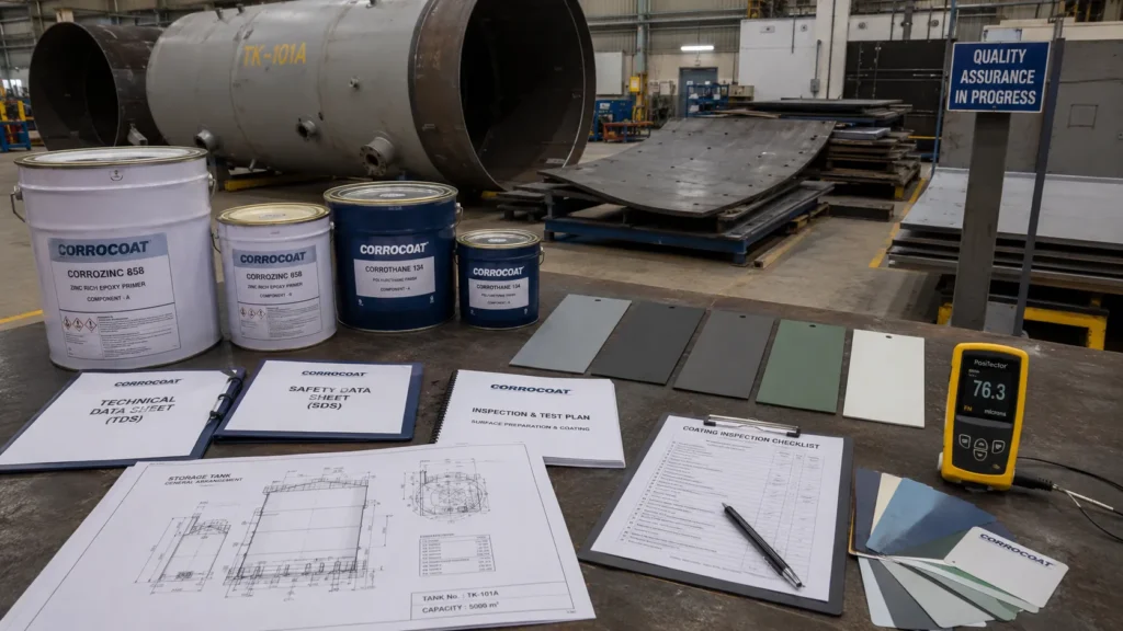 Coating Tanks Supplier: Buyer Checklist for Industrial Tank Coating Projects 1 Coating tanks supplier RFQ checklist for industrial tank projects