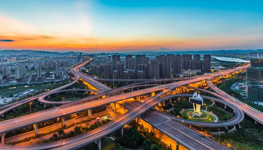 Industrial coating solutions applied on infrastructure projects such as bridges and public facilities